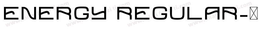 Energy Regular字体转换